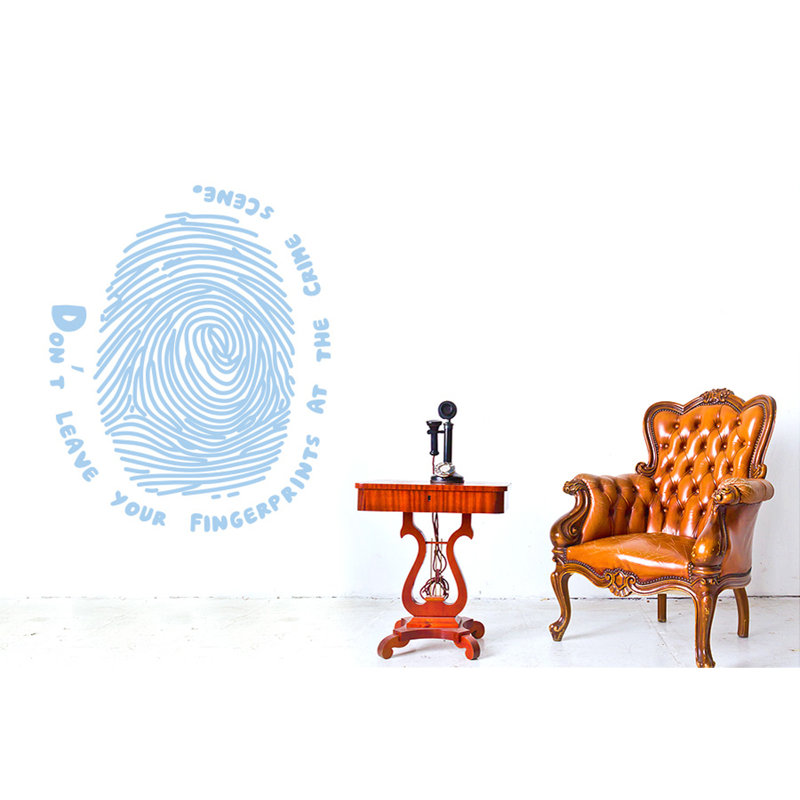 Wall Decal, Light Blue, Medium