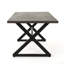 Rolando Outdoor Aluminum Dining Table With Steel Frame