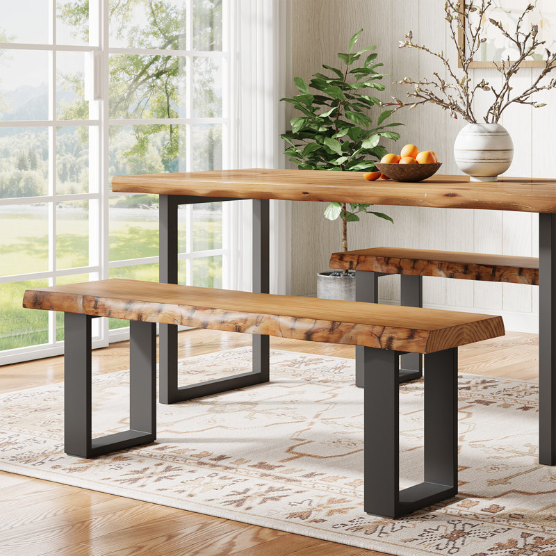 Solid Wood Bench