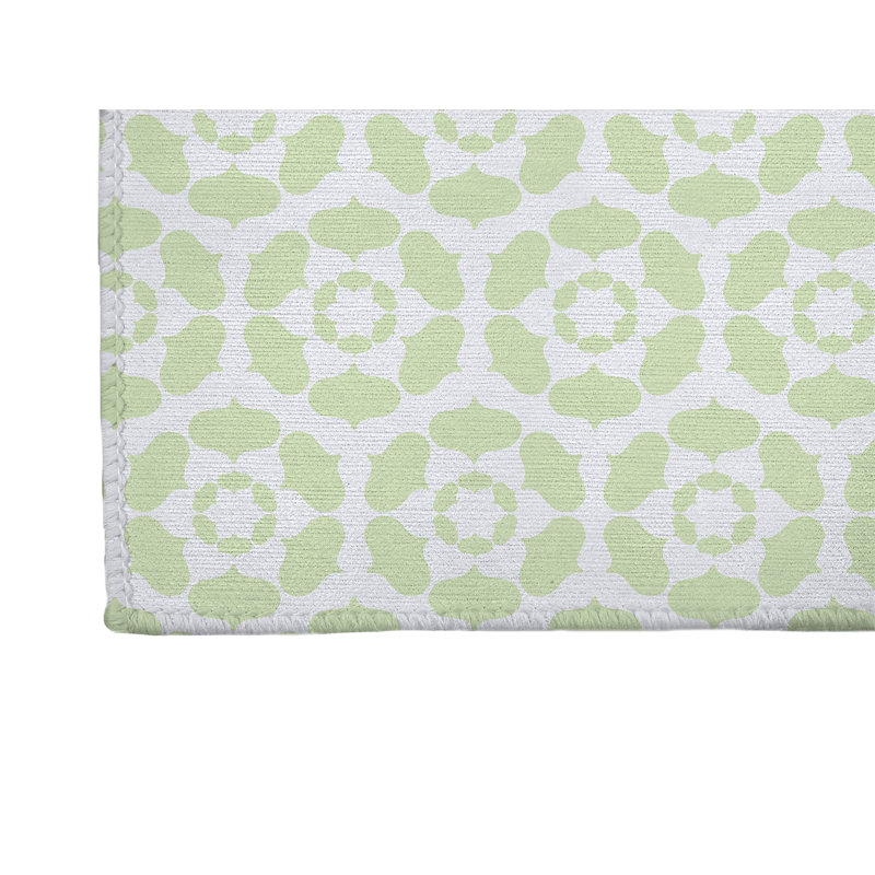 Tapis de cuisine Cleo, Rectangle 4pi x 6 pi, Limette