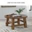 Table basse à quatre pieds Juvanta