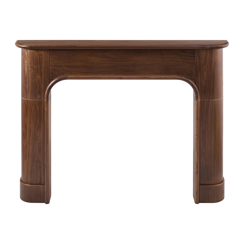 Willow Bend Wood Fireplace Mantel, Matte Clear Stain, 80"