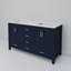 Ensemble de meuble-lavabo double L 60 po x P 22 po Jacques-112953263-112953264
