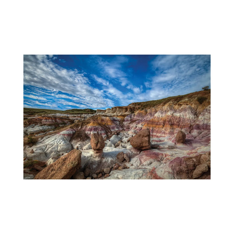 The Calhan Paint Mines by Bill Sherrell - Wrapped Canvas Painting, 66.04cm H x 101.6cm W x 1.905cm D