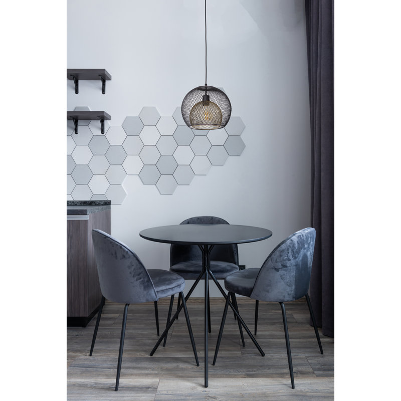 Anikan 1 - Light Matte Black Geometric Pendant