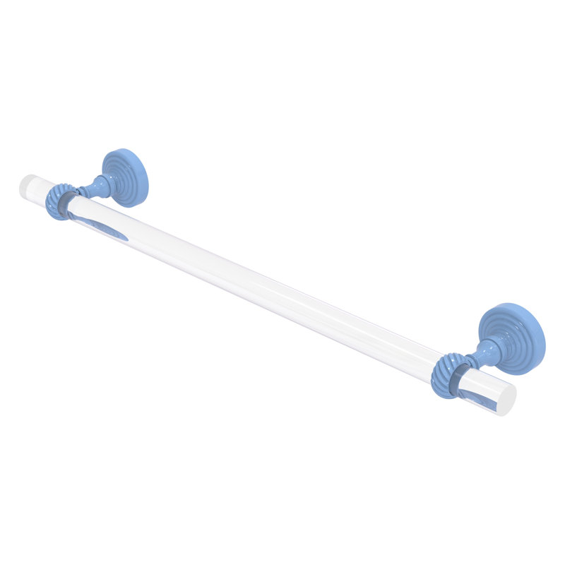 Porte-serviettes mural 28 po, Bleu troll plat