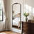 Antique Floor Mirror with Ornate Frame – Arched Vintage Full Length Mirror-1857276300-1857276301