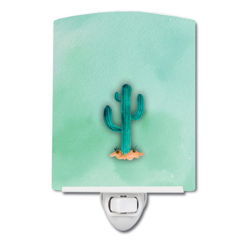 Western Cactus Ceramic Night Light