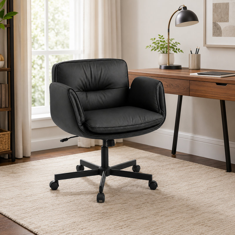 Chaise de bureau Criss Cross, Noir