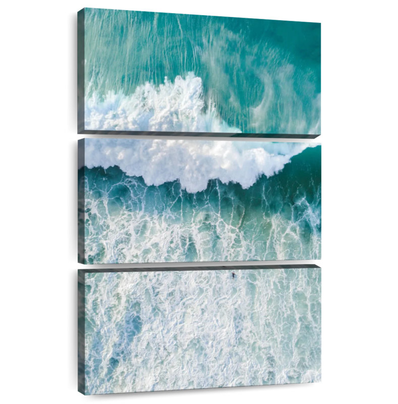 Gillard turquoise Gillard Waves, H 32 po x l 20 po