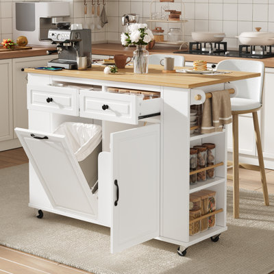 Wood Kitchen Cart