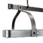Grande Cuisine Rectangle Ceiling Rack Hammered Steel-1298155069