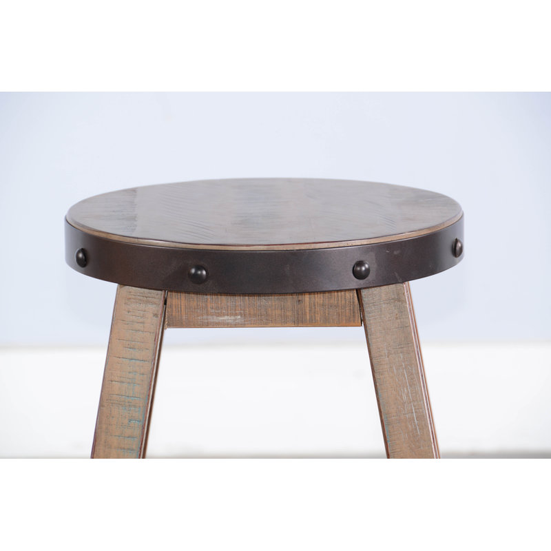 Leilahni Solid Wood Counter Stool