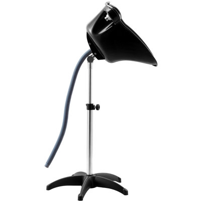 Cuvette de shampooing portative, lavabo à shampooing profond avec hauteur et angle réglables, comprenant un tuyau d'évacuation, une pomme de douche, un lavabo pour cheveux léger pour centre de spa Barber et utilisation à la maison, noir