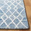 Tapis à motif géométrique en laine et en coton touffeté à la main Gina-1195518084
