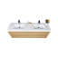 Ensemble de meuble-lavabo double mural 71 po Mitul-341774606