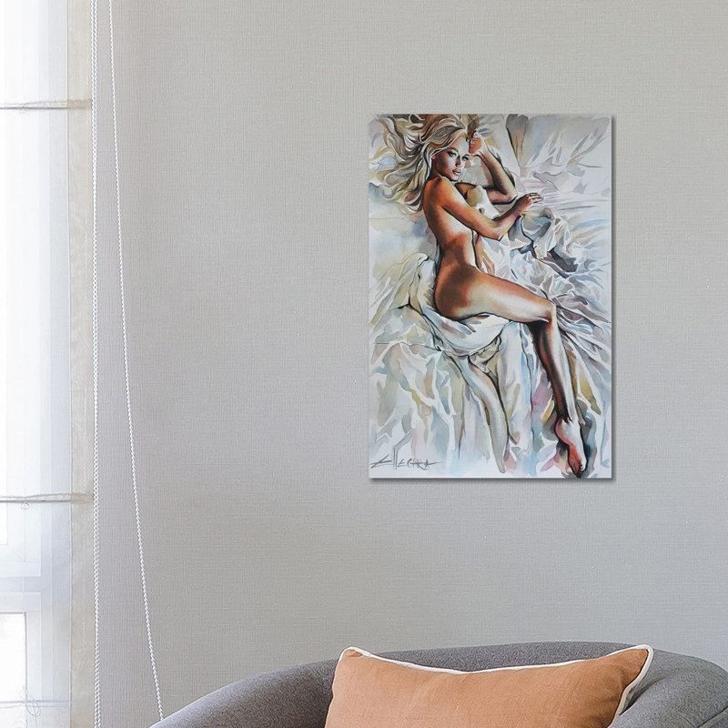 Mornings Like These II by Ellectra Art - Painting on Canvas, 66.04cm H x 45.72cm W x 3.81cm D, Wrapped Canvas