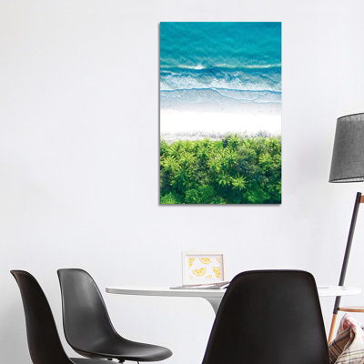 Where The Jungle Meets The Sea I by Jaxon Roberts - Wrapped Canvas Print