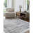 Abrao Machine Woven Polypropylene Area Rug in Black/Gray-1778570768