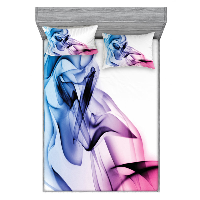 Microfiber Sheet Set, Queen Sheet Set with Fitted Sheet
