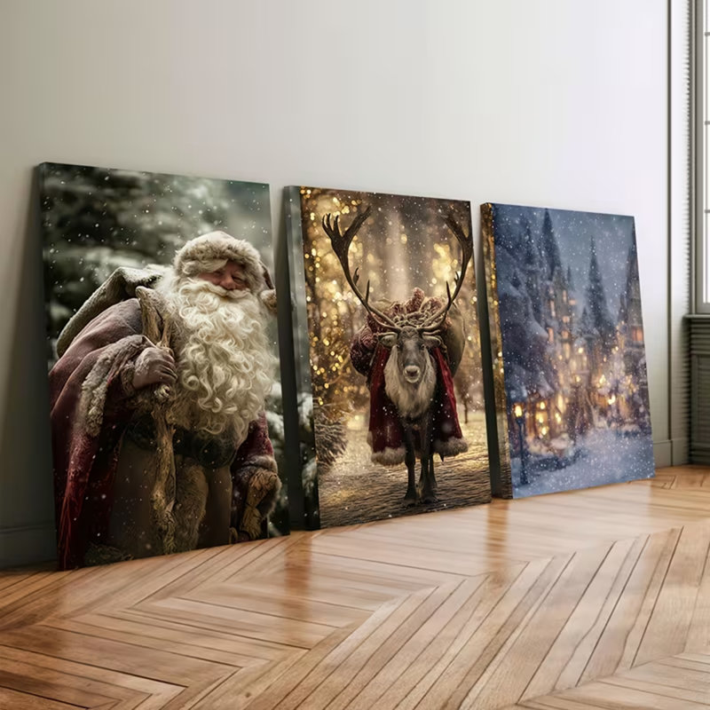 3 Piece Wrapped Canvas Print