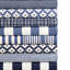 Tapis intérieur / extérieur denim / ivoire tissé à la main Herringbone-16308243