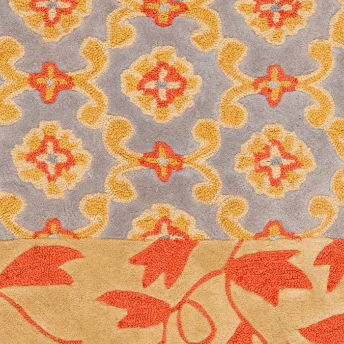 Grosvenor Drive Hand Tufted Wool Floral Rug