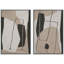 «Emerald Green Mid-Century», 2 pièces sur toile-99015905-99015907