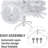 Metal Artificial Tree Stand For Max. Tree Height Under 6 Ft.