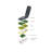 Joseph Joseph Multi-prep Compact 4-in-1 Chop, Grate and Slice Set