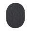 Tapis à motif raffiné raffiné gris foncé-1354897267