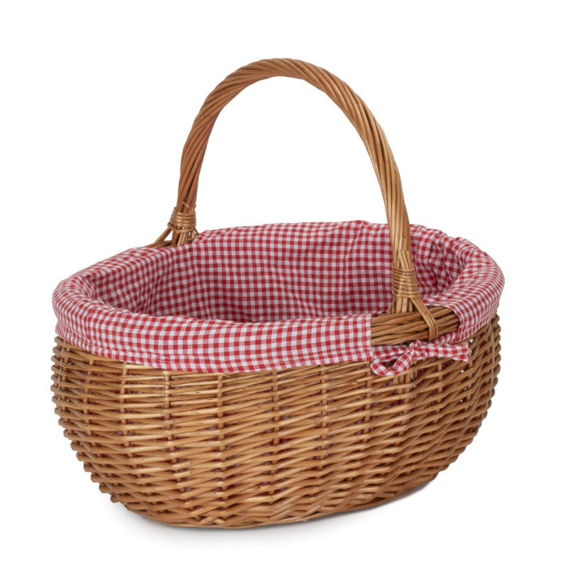 August Grove Wicker Decorative Basket