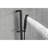 Handheld Shower Head With Stainless Steel Slide Bar And Matte Black Appearance 59-Inch Hose Adjustable Height Feature