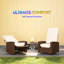 Fauteuil inclinable pivotant confortable en osier-1185856180-1185856178