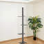 Arbre à chat, tour d'escalade du sol au plafond avec poteaux à griffes recouverts de sisal Centre d'activité naturel pour arbre à chat pour chat-412594832-412594833