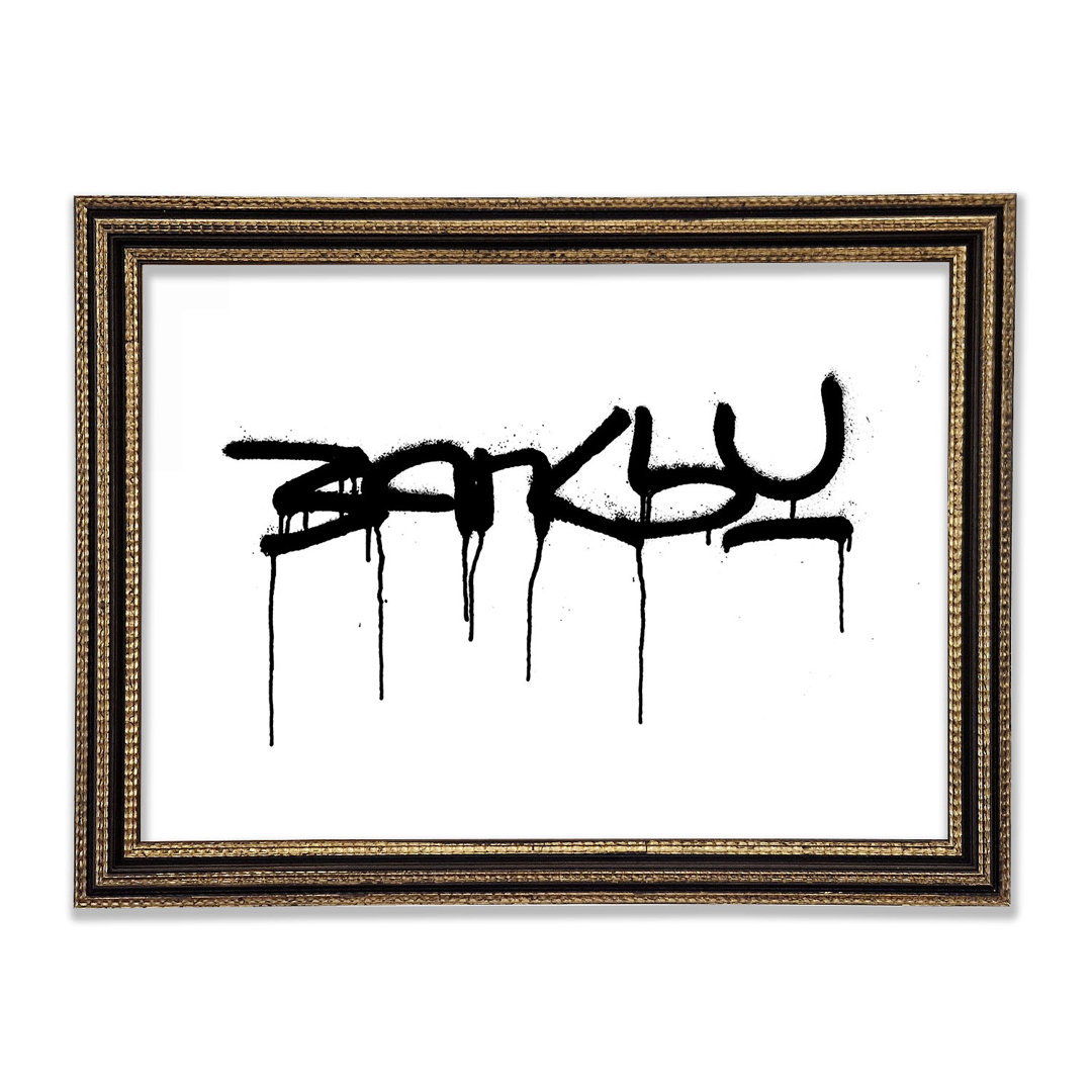 Banksy Weiß - Druck