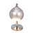 Lucilo Contemporary 12"H Arched Table Lamp in Sandy Nickel
