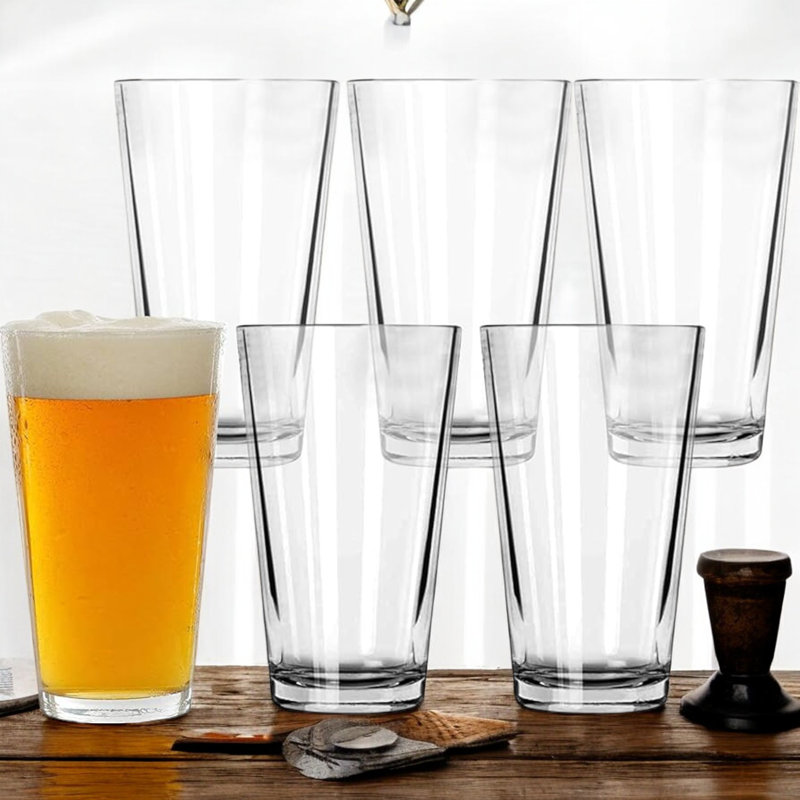 Ensemble de 6 verres à pub Aspen Brands, 16 onces, 6 pièces