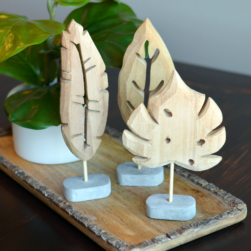 Ensemble de 3 figurines à feuilles 7,75 pouces
