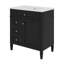 Meuble-lavabo de 30 po avec lavabo, 2 tiroirs, 1 armoire et 1 tiroir basculant Designs-2020709738-2020709751