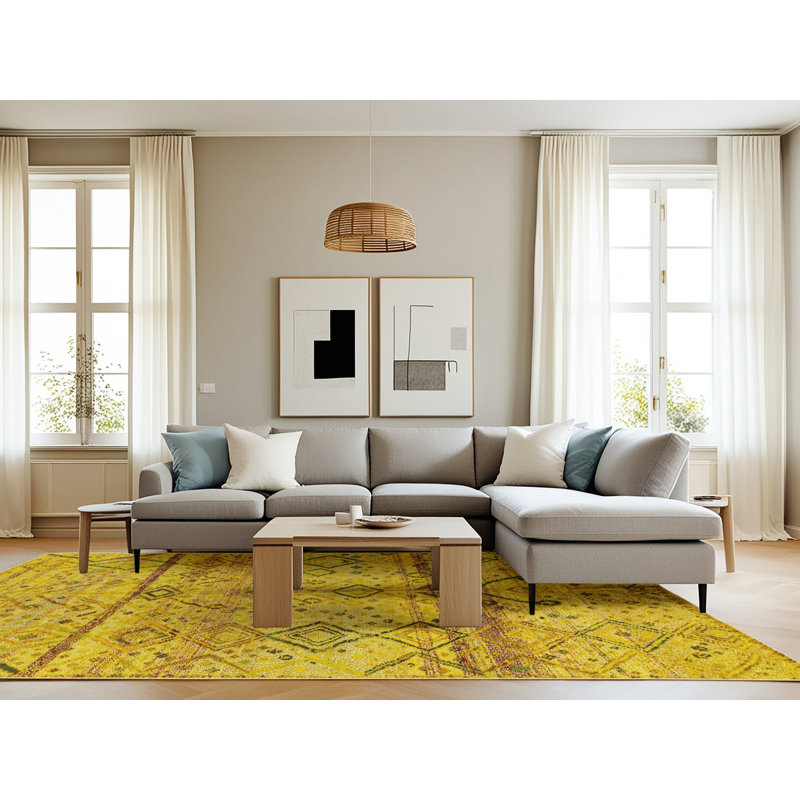 Abstract Indoor Rug, Rectangle 8' x 12'