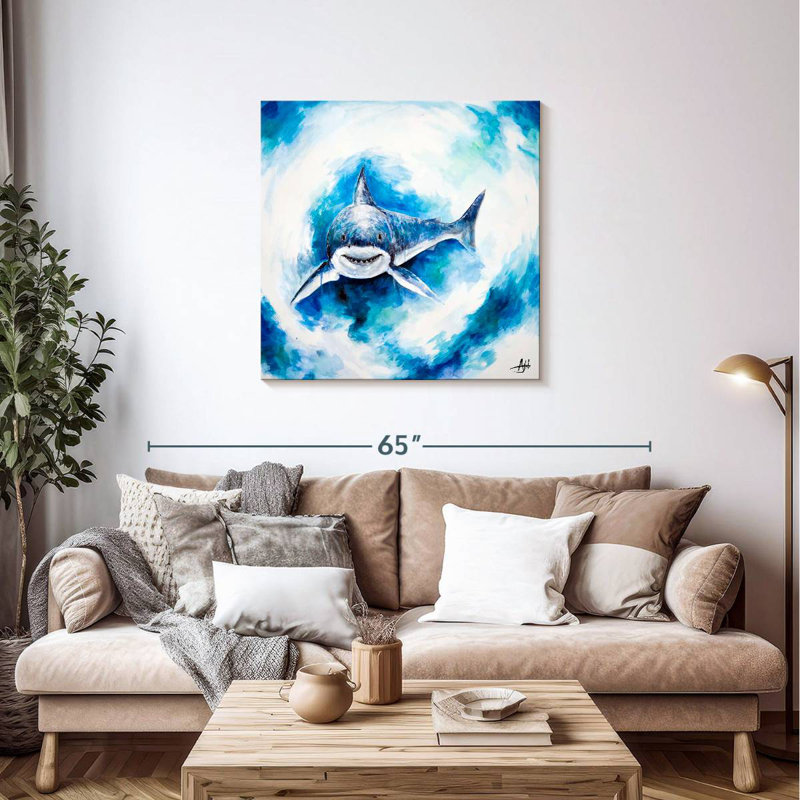 Crowle Signal Shark, 36" H x 36" W