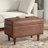 Shiloh 26"W Small Upholstered Vegan Faux Leather Storage Ottoman with Lift Top-1128529695