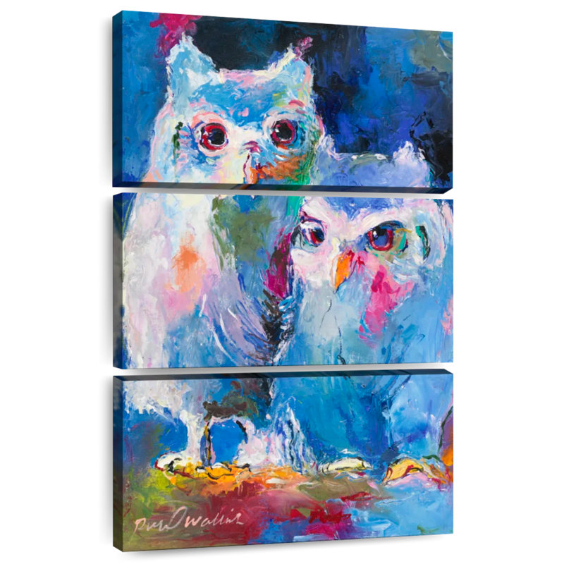 Deux chouettes Brampt, H 50 po x l 32 po