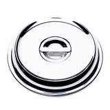 Menu & Banquet Stackable Cover for Round Plate 11.81" - 6 Pieces - Stainless Steel