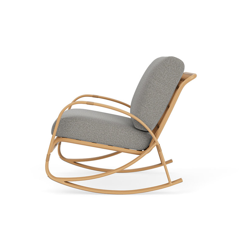 Riviera Outdoor Chair, Rumba Nickel