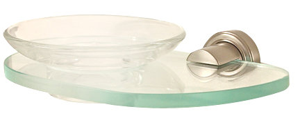 Infinity Soap Dish, Satin Nickel