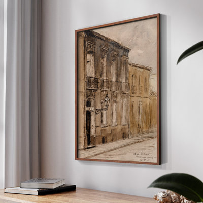 «Vintage Landscape CCLVI» sur papier