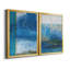 Bay Walk I - ensemble de 2 reproductions d'art sur toile encadrées-1230051704-1230051652