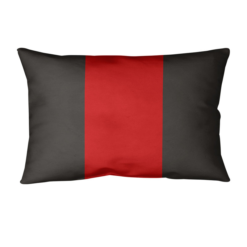 Housse de coussin lombaire Atlanta, Tampa Bay, Rose / gris foncé
